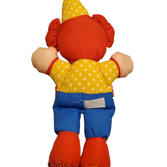 1990 Fisher Price Cloth Doll Happy Clown Play Doll Learning Toy - Picture 2 of 7
